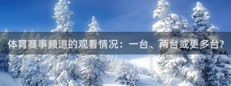 体育赛事频道的观看情况：一台、两台或更多台?