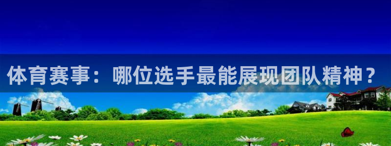 体育赛事：哪位选手最能展现团队精神？
