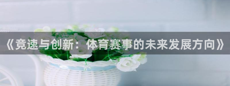 《竞速与创新：体育赛事的未来发展方向》