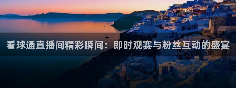 看球通直播间精彩瞬间：即时观赛与粉丝互动的盛宴