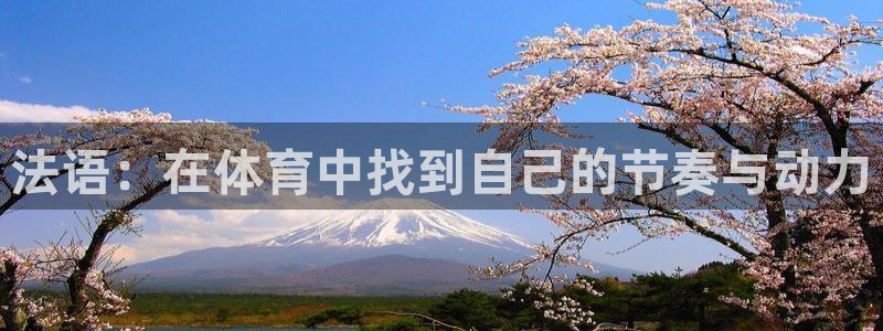 法语：在体育中找到自己的节奏与动力